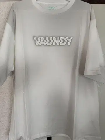 vaundy T셔츠 Block Logo 'FUSION' L 사이즈