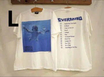 L NIRVANA NEVERMIND 셔츠