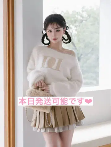 Darich 다리치 DD 로고 원숄 니트탑