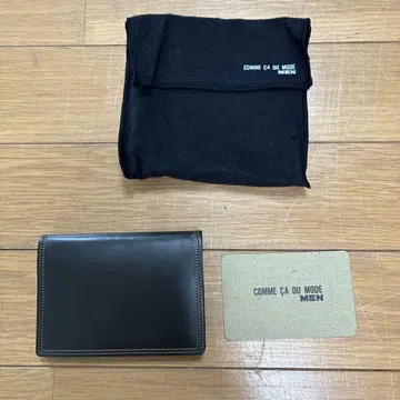 COMME CA DU MODE MEN 다크 브라운 카드 케이스