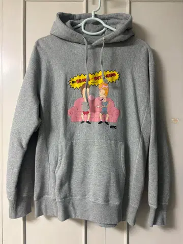 FTC 비비스 & 버트헤드 풀오버 후드티 그레이