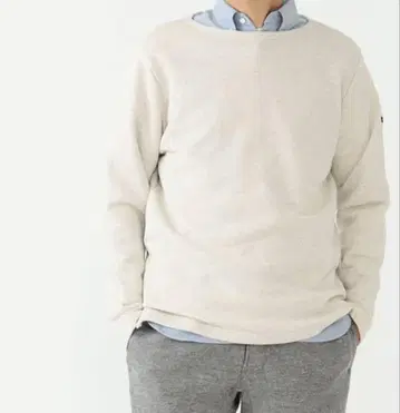 루프 휠러 x 빔즈 별주 맨투맨 보트넥 L