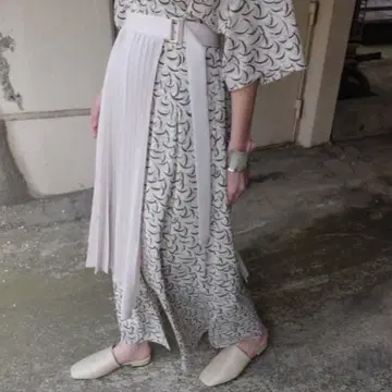 [ CLANE ] 블랙 3way 플리츠 스커트