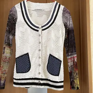 이탈리아제 Viaggio 버튼 가디건 size 42