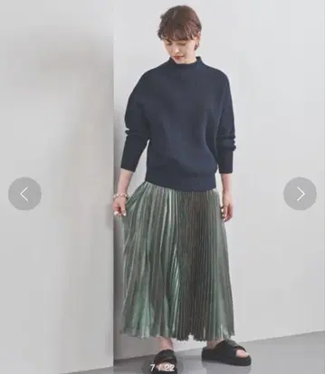 UNITED ARROWS 플리츠 스커트