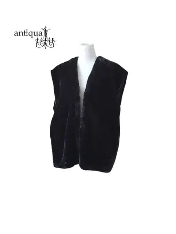 antiqua 안티카 인조 모피 루즈핏 오버 베스트