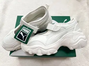 푸마 우먼 팔서 웨지 샌들 스니커즈 통굽 25cm