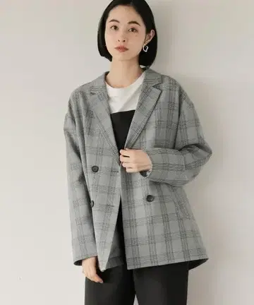 새상품급 로리즈팜 더블 자켓 봄 아우터 오버 사이즈