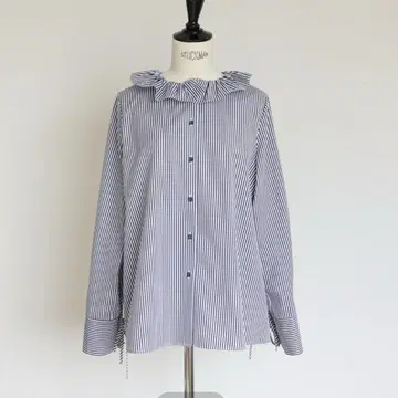 집소피아 스트라이프 블라우스 Fit Blouse Navy Stripe