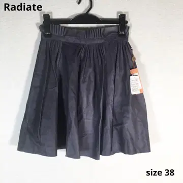 미사용품 Radiate 라디에이트 스커트 천연 가죽 양가죽 size 38