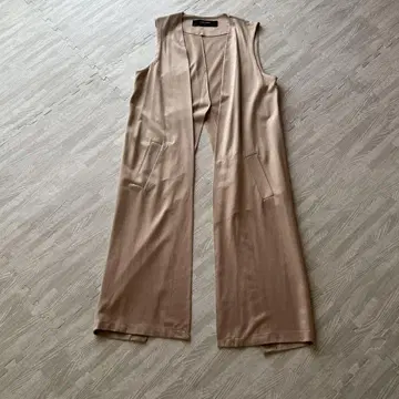ZARA 스웨이드 베스트 베이지