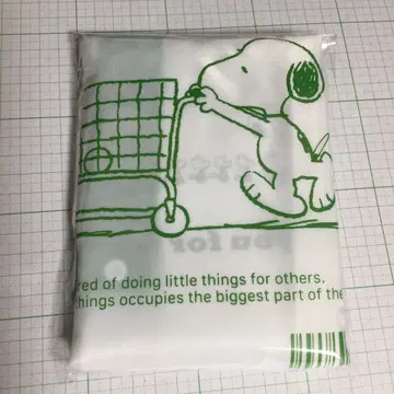 스누피 SNOOPY 레지봉투풍 에코백 에코백 훼미리마트