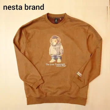 nesta brand 맨투맨 라이온 벨로아 느낌 네스타 브랜드