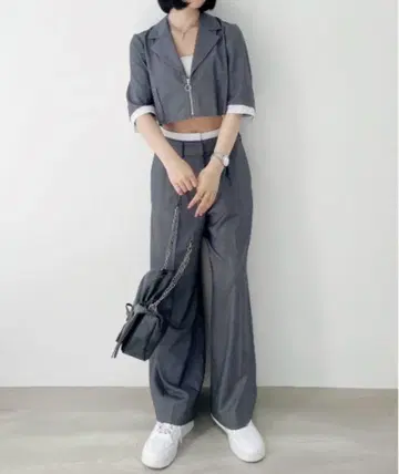 heather 자켓 셋업