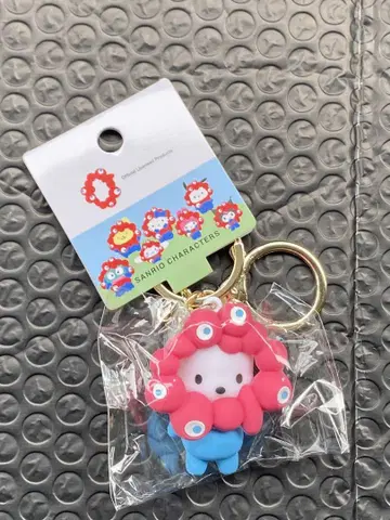 간사이 만박 포차코 산리오 미야쿠미야쿠 입체 키링