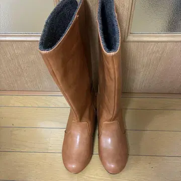 카멜 롱 부츠