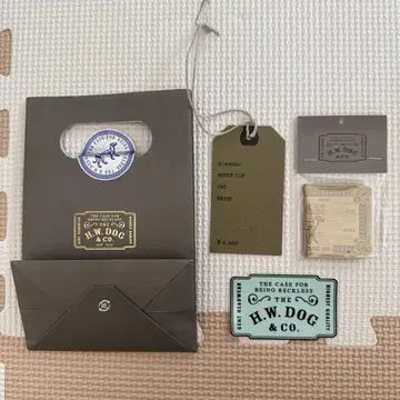 THE H.W. DOG&CO 머니클립 Brass 머니클립