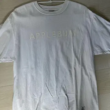 APPLEBUM 그래픽 T셔츠 L 화이트