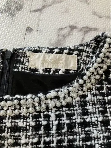 미셸 마카롱 트위드 셋업