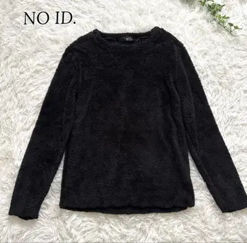 NO ID. 인조 모피 니트 / 보아 풀오버 18aw