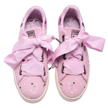23.5cm PUMA suede heart digit emb wns