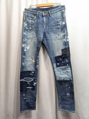 재팬 블루진스 리페어 리메이크 가공 데님 팬츠 S