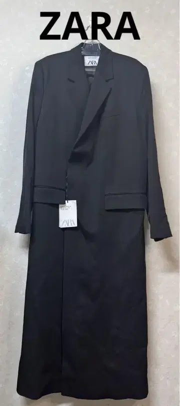 ZARA 블랙 체스터 코트 XL 새상품