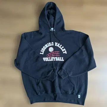 Russell Athletic 배구팀 후드티 XL 블랙