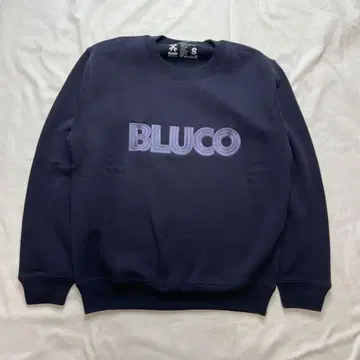 BLUCO 네이비 맨투맨 S 사이즈