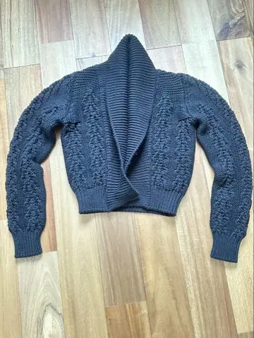 Dsquared2 다크 그레이 니트 가디건 긴팔