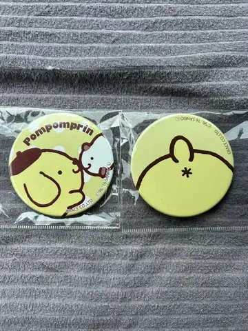 산리오 폼폼푸딩 머핀 엉덩이 캔뱃지