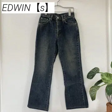 데님 에드윈 EDWIN 구제 의류 여성용 s 테이퍼드 데님 0401