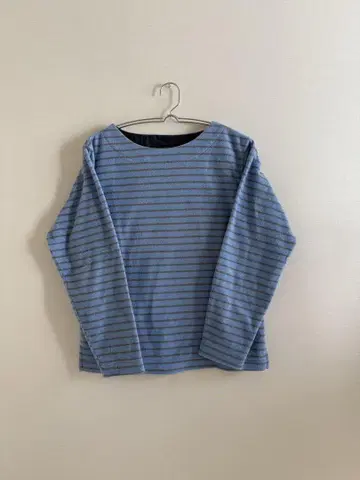 patagonia 파랑과 브라운 스트라이프 긴팔 T셔츠