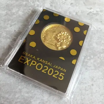 완판템 정품 새상품 EXPO2025 금박 메달 미야쿠미야쿠 공식 인기