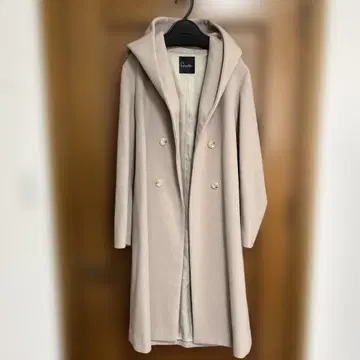 후드 부착 롱 코트