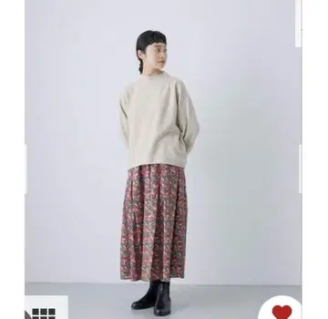 어반 리서치 카구레 리버티 프린트 스커트