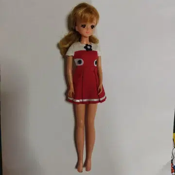 빨간색 원피스 인형 이름 미상
