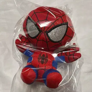 단종 새상품 ty MARVEL 마블 스파이더맨 봉제 인형 라메 빨간색
