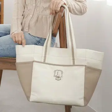 목마 엠블럼 자수 마더백 le reve vaniller