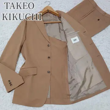 [ 새상품급 ] 타케오 키쿠치 TAKEO KIKUCHI 셋업 수트 카멜