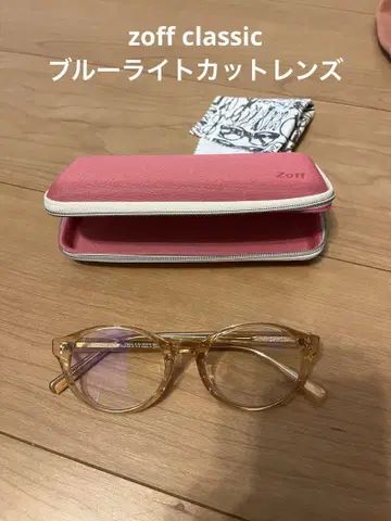 Zoff Classic 조프클래식 웰링턴 안경 클리어 오렌지