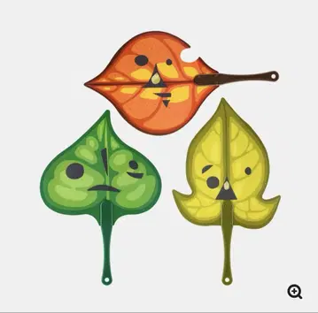 코로그 부채 3개 세트 젤다의 전설 바람의 택트