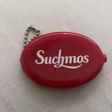 Suchmos 로고 코인 케이스 빨간색
