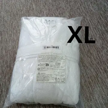 [새상품 미사용] 목욕 가운 의류 화이트 XL