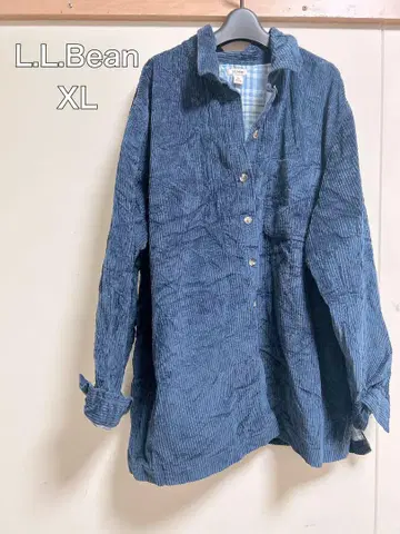 L.L.Bean [ XL ] 네이비 코듀로이 셔츠