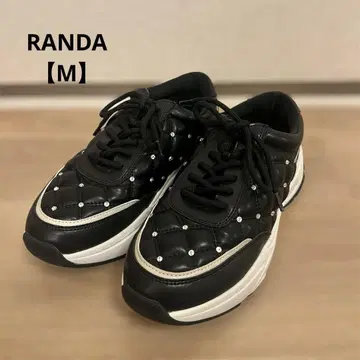 [RANDA] 스니커즈/통굽/스톤/스터드