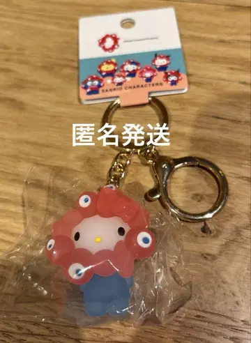 산리오 미야쿠미야쿠 만박 나리키리 클리어 키링 헬로키티 2개