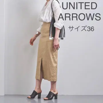 UNITED ARROWS UWCS L/C 맥시 타이트 스커트