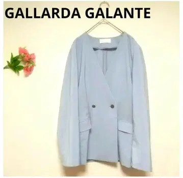 GALLARDAGALANTE 노카라 자켓 스카이블루