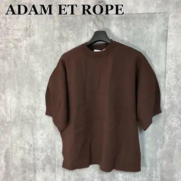 ADAM ET ROPE 오버 사이즈 크루넥 니트 T셔츠